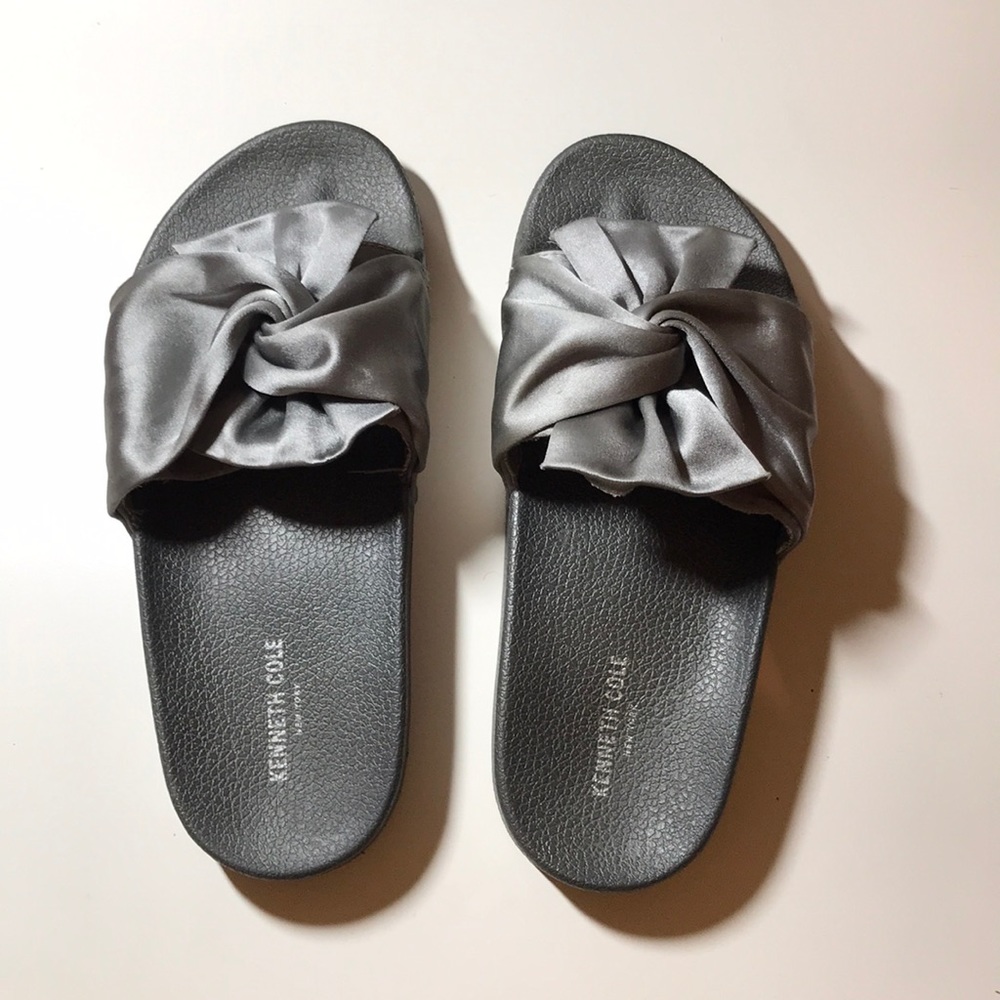 Girls Kenneth Cole Bow Tie Slides